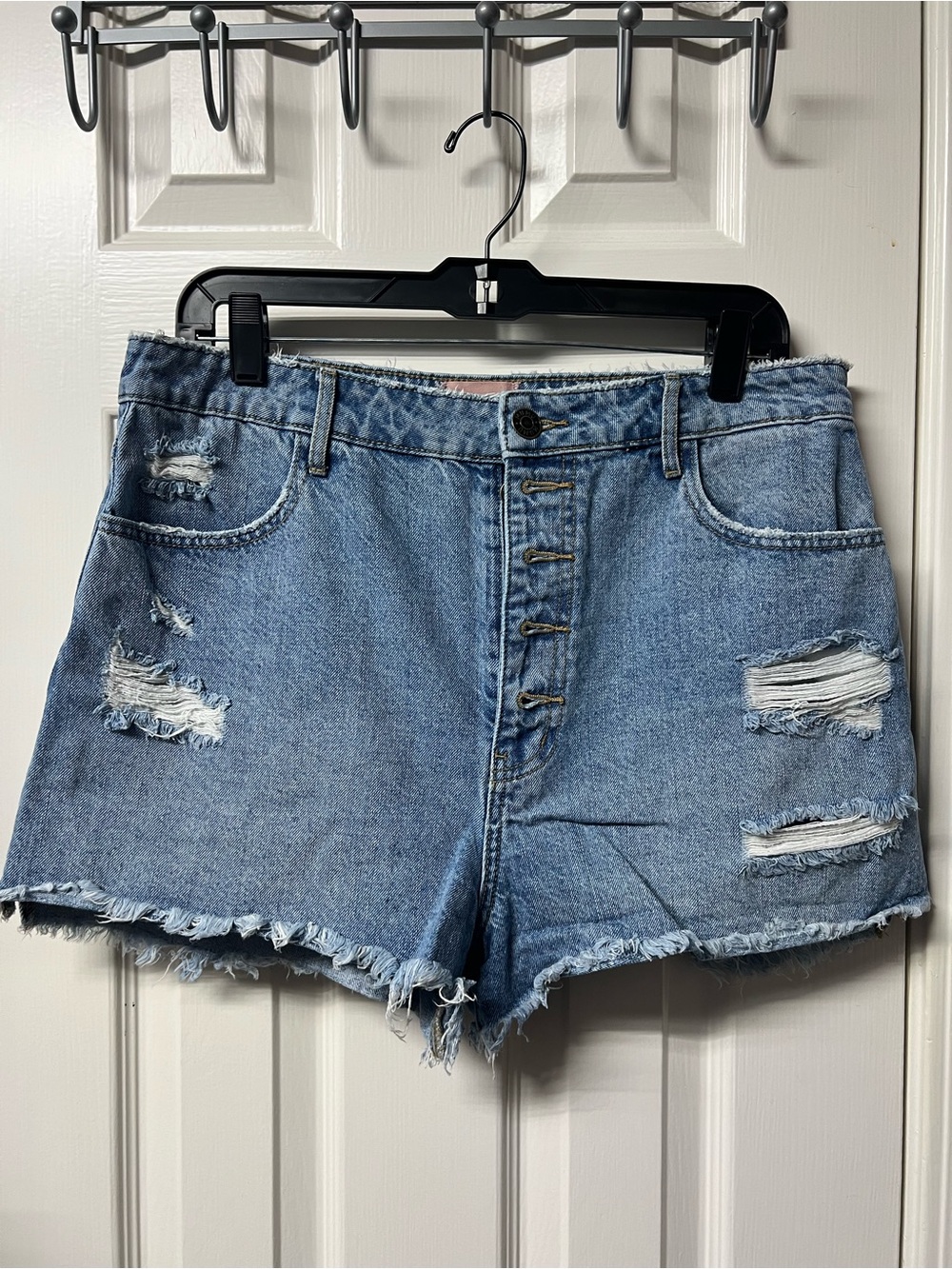Show Me Your Mumu High-Rise Jean Shorts